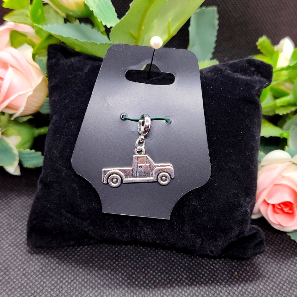 Vintage Pickup Truck Pendant Charm for Necklace Bracelet Bag